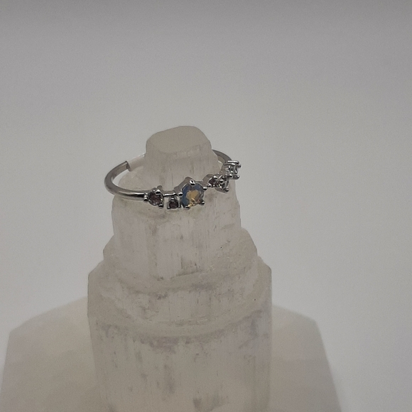 R1026 Blue Ring Plated - Fragrant Jewels - Picture 3 of 8